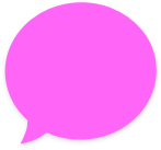 talk bubble icon